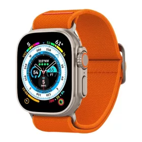   Spigen Lite Fit Ultra Apple Watch Ultra 4 / 3 / 2 / 1 49mm / 10 /  9 / 8 / 7 45mm / SE / 6 / 5 / 4 44mm / 3 / 2 / 1 42mm szövet szíj, narancs