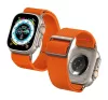 Spigen Lite Fit Ultra Apple Watch Ultra 4 / 3 / 2 / 1 49mm / 10 /  9 / 8 / 7 45mm / SE / 6 / 5 / 4 44mm / 3 / 2 / 1 42mm szövet szíj, narancs