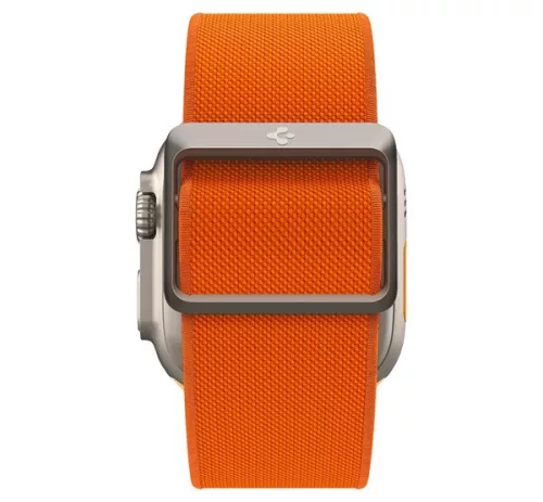 Spigen Lite Fit Ultra Apple Watch Ultra 4 / 3 / 2 / 1 49mm / 10 /  9 / 8 / 7 45mm / SE / 6 / 5 / 4 44mm / 3 / 2 / 1 42mm szövet szíj, narancs