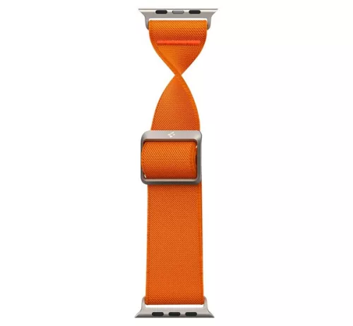 Spigen Lite Fit Ultra Apple Watch Ultra 4 / 3 / 2 / 1 49mm / 10 /  9 / 8 / 7 45mm / SE / 6 / 5 / 4 44mm / 3 / 2 / 1 42mm szövet szíj, narancs
