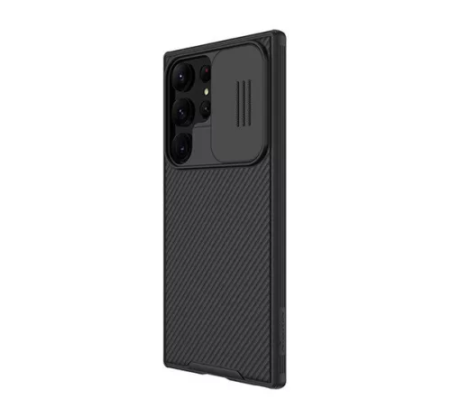 Nillkin CamShield Pro Samsung Galaxy S23 Ultra műanyag hátlap tok, fekete