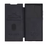 Nillkin Qin Pro Samsung Galaxy S23 Ultra bőr flip tok, fekete