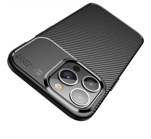 Forcell Carbon Premium Samsung Galaxy A52 5G / A52 LTE ( 4G ) / A52S karbon mintás szilikon tok, fekete