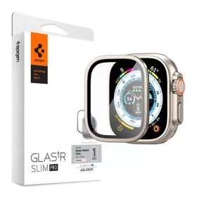   Spigen Glas.tR SLIM Pro Apple Watch Ultra 4 / 3 / 2 / 1 49mm tempered kijelzővédő fólia, titánium