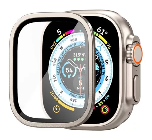 Spigen Glas.tR SLIM Pro Apple Watch Ultra 4 / 3 / 2 / 1 49mm tempered kijelzővédő fólia, titánium