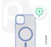 Phoner Apple iPhone 14 Pro Hybrid Mag MagSafe kemény hátlap tok, égkék