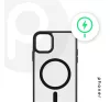Phoner Apple iPhone 14 Pro Max Hybrid Mag MagSafe kemény hátlap tok, fekete