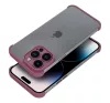 Mini bumper szilikon tok, Apple iPhone 12 Pro Max, cseresznye