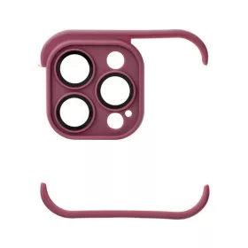 Mini bumper szilikon tok, Apple iPhone 14 Pro, cseresznye
