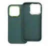 Frame Apple iPhone 14 Pro közepesen ütésálló tok kameravédő kerettel, zöld