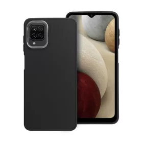   Frame Samsung Galaxy A12 közepesen ütésálló tok kameravédő kerettel, fekete