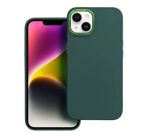 Frame Samsung Galaxy A14 4G/A14 5G  közepesen ütésálló tok kameravédő kerettel, zöld