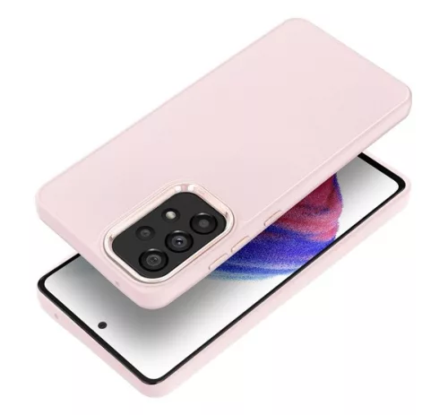 Frame Samsung Galaxy A52 5G/A52 LTE ( 4G )/A52s 5G közepesen ütésálló tok kameravédő kerettel, rózsaszín