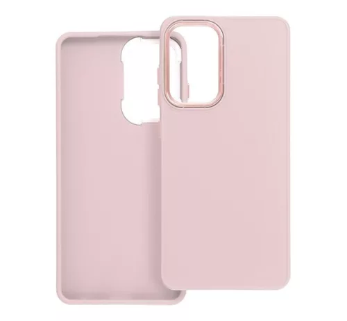 Frame Samsung Galaxy A52 5G/A52 LTE ( 4G )/A52s 5G közepesen ütésálló tok kameravédő kerettel, rózsaszín
