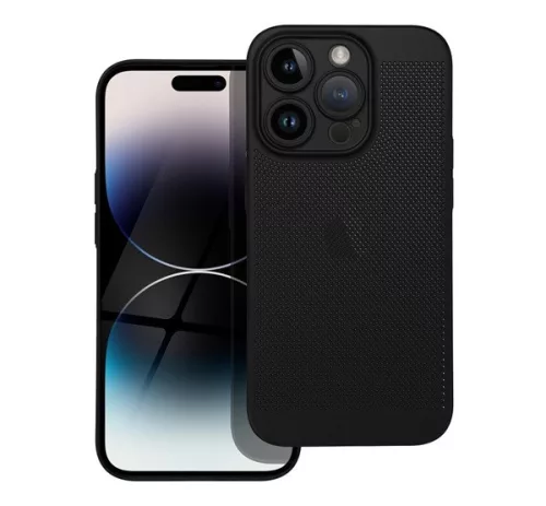 Breezy Xiaomi Redmi Note 12 5G, műanyag tok, fekete