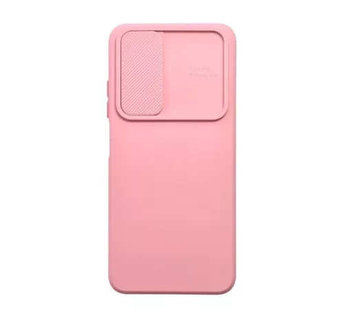 Slide Xiaomi Redmi Note 12 5G, kameravédős szilikon tok, rózsaszín