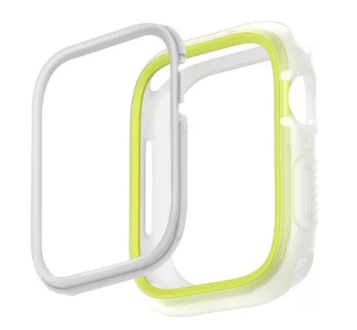 Uniq Moduo Apple Watch 41mm/40mm tok cserélhető kerettel, zöld/fehér