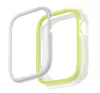 Uniq Moduo Apple Watch 45mm/44mm tok cserélhető kerettel, zöld/fehér