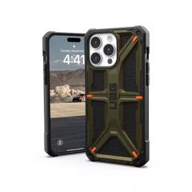   UAG Monarch Apple iPhone 15 Pro Max hátlap tok, kevlár element green
