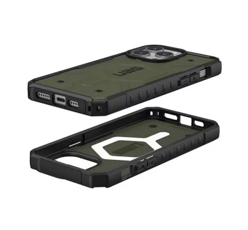 UAG Pathfinder MagSafe Apple iPhone 15 Pro Max hátlap tok, olive drab