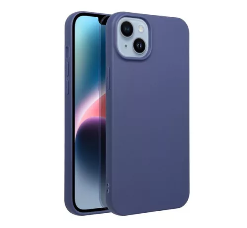 Matt Apple iPhone 15 Pro szilikon tok, kék