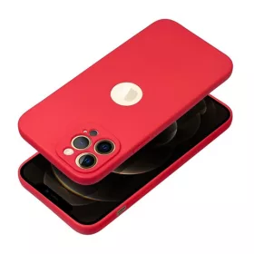 Forcell Soft Apple iPhone 15 Pro Max szilikon tok, piros