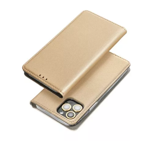 Magnet Apple iPhone 15 Plus mágneses flip tok, piros