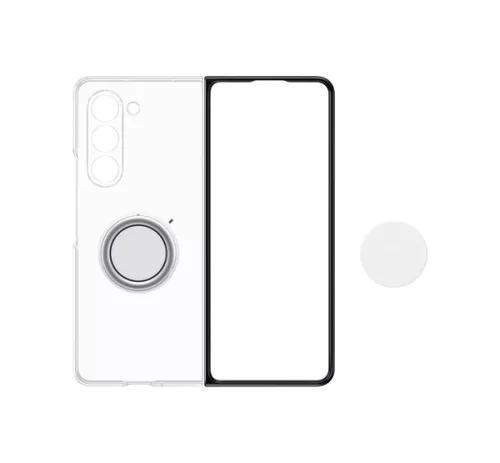 Samsung Galaxy Z Fold5 gyári Gadget tok, átlátszó
