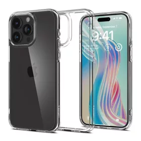   Spigen Ultra Hybrid Apple iPhone 15 Pro Max tok, Crystal Clear, átlátszó