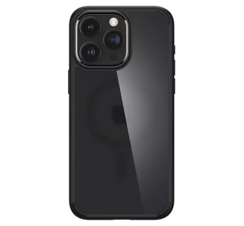 Spigen Ultra Hybrid MagFit Apple iPhone 15 Pro tok, MagSafe, Matte Black, fekete