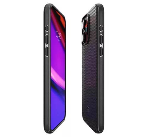 Spigen Mag Armor MagFit Apple iPhone 15 Pro tok, MagSafe, Matte Black, fekete