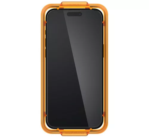 Spigen AlignMaster Glas.tR Apple iPhone 15 Pro Tempered kijelzővédő fólia (2db)