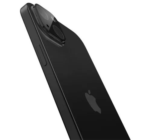 Spigen Glas.tR Optik Apple iPhone 15 / 14 / 15 Plus / 14 Plus Tempered kameravédő fólia, fekete (2db)