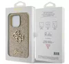 Guess Glitter Script Big 4G Apple iPhone 15 Pro hátlap tok, arany