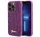 Guess Disco Metal Script Apple iPhone 15 Pro hátlap tok, fuksia