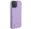 Guess Sequin Script Metal Apple iPhone 15 hátlap tok, lila