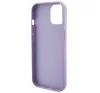 Guess Sequin Script Metal Apple iPhone 15 hátlap tok, lila