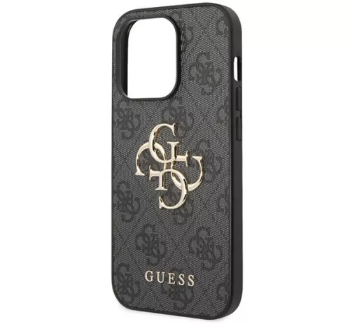 Guess 4G Big Metal Logo Apple iPhone 15 Pro Max hátlap tok, szürke