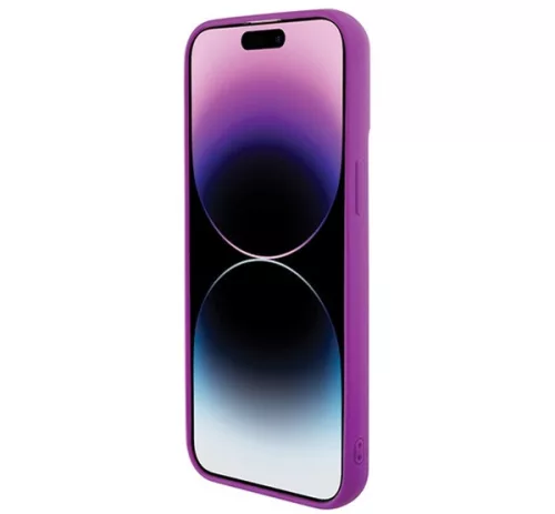 Guess Disco Metal Script Apple iPhone 15 Pro Max hátlap tok, fuksia