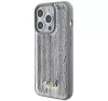 Guess Sequin Script Metal Apple iPhone 15 Pro Max hátlap tok, ezüst