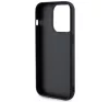 Guess Quilted Metal Logo Apple iPhone 15 Pro Max hátlap tok, fekete