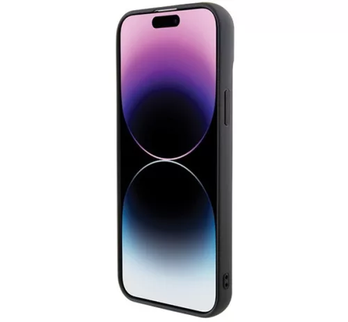 Karl Lagerfeld 3D Rubber Multi Logo Apple iPhone 15 Plus hátlap tok, fekete