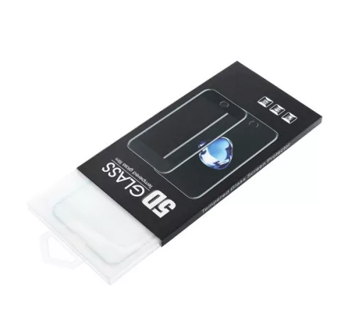Apple iPhone 15/ iPhone 16 5D Full Glue hajlított tempered glass kijelzővédő üvegfólia, fekete
