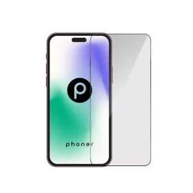   Phoner Master Clear Apple iPhone 15 Pro Tempered Glass kijelzővédő fólia felhelyező kerettel