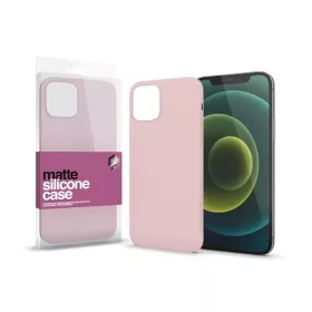   Xprotector Szilikon matte tok ultravékony Apple iPhone 15 Pro, púderpink