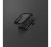 Uniq Nautic Apple Watch 45mm műanyag tok, kijelzővédő felülettel, fekete