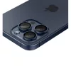 Spigen Glas.tR EZ Fit Optik Pro Apple iPhone 14 Pro / 14 Pro Max / 15 Pro / 15 Pro Max / 16 Pro / 16 Pro Max / 17 Pro / 17 Pro Max, Tempered kameralencse-védő fólia, kék titánium (2db)
