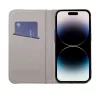 Magneto Samsung Galaxy S24 Ultra mágneses flip tok, fekete