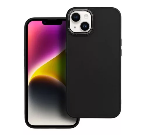 Frame Samsung Galaxy közepesen ütésálló tok kameravédő kerettel, S24 Plus fekete