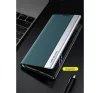 Apple iPhone 12 / 12 Pro, oldalra nyíló tok, piros